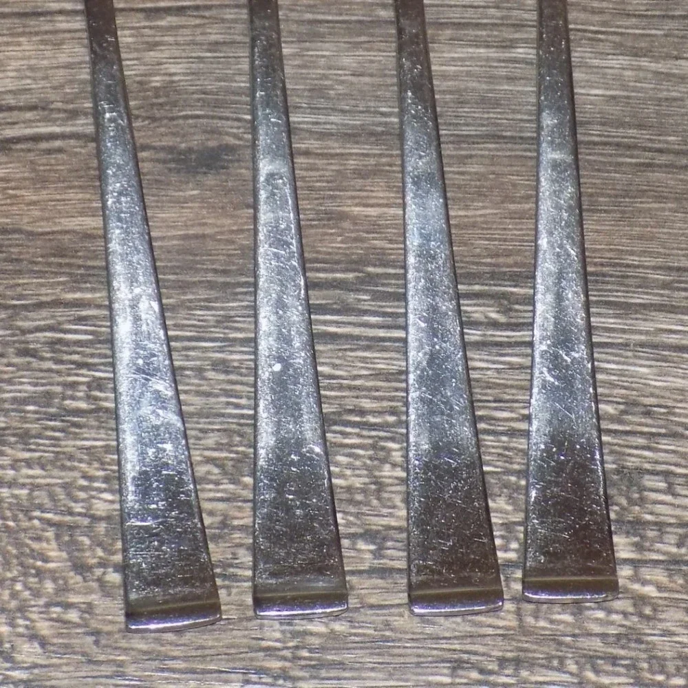 Pfaltzgraff Dinner Forks Set of 4 Stainless Steel Tapered Handle
